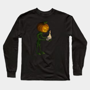 Pumpkin in the Dark Long Sleeve T-Shirt